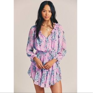 LOVESHACKFANCY Popover Dress Neon Bubbles size Large